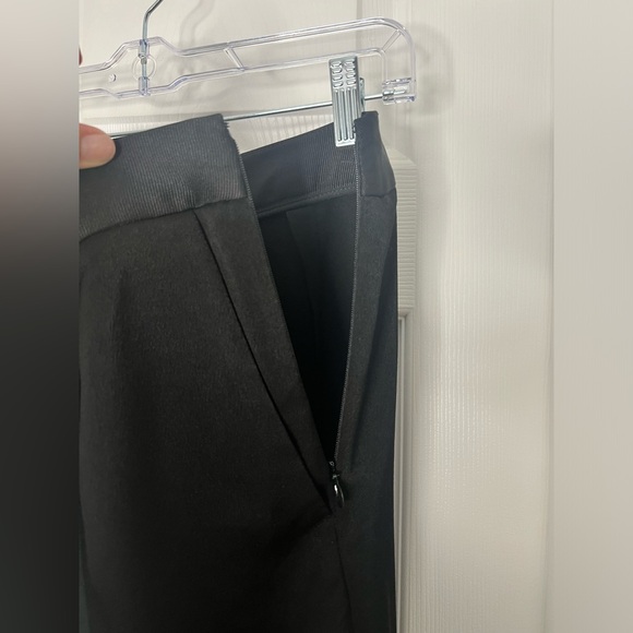 Oβ2nd Exclusively for SCOOP NYC Drape Front Wrap Black Trouser Pants Sz 2 - Picture 12 of 16